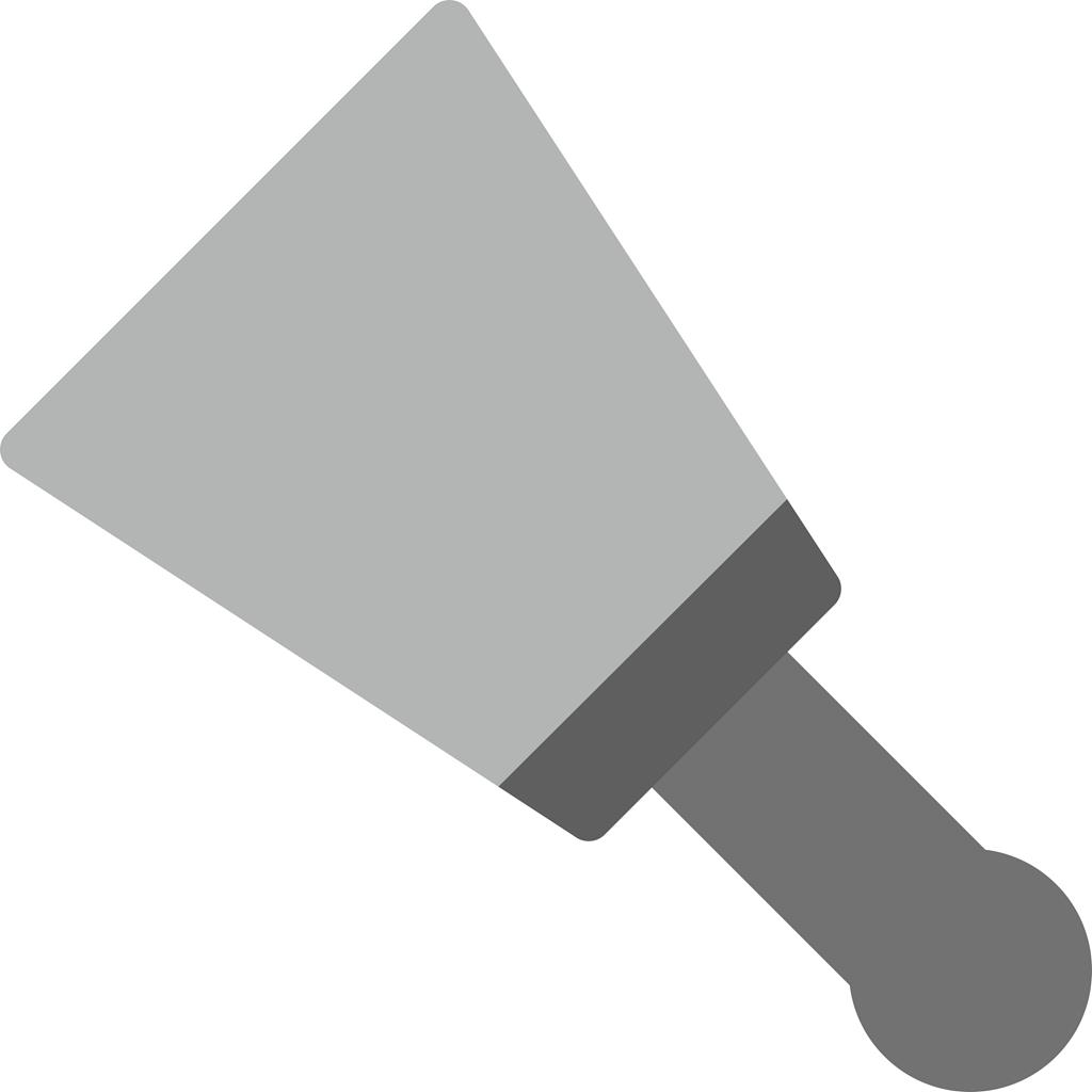 Putty Knife Greyscale Icon