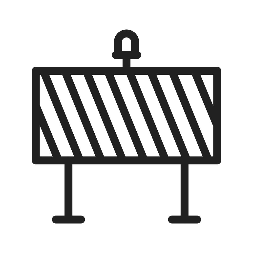 Road Sign Line Icon