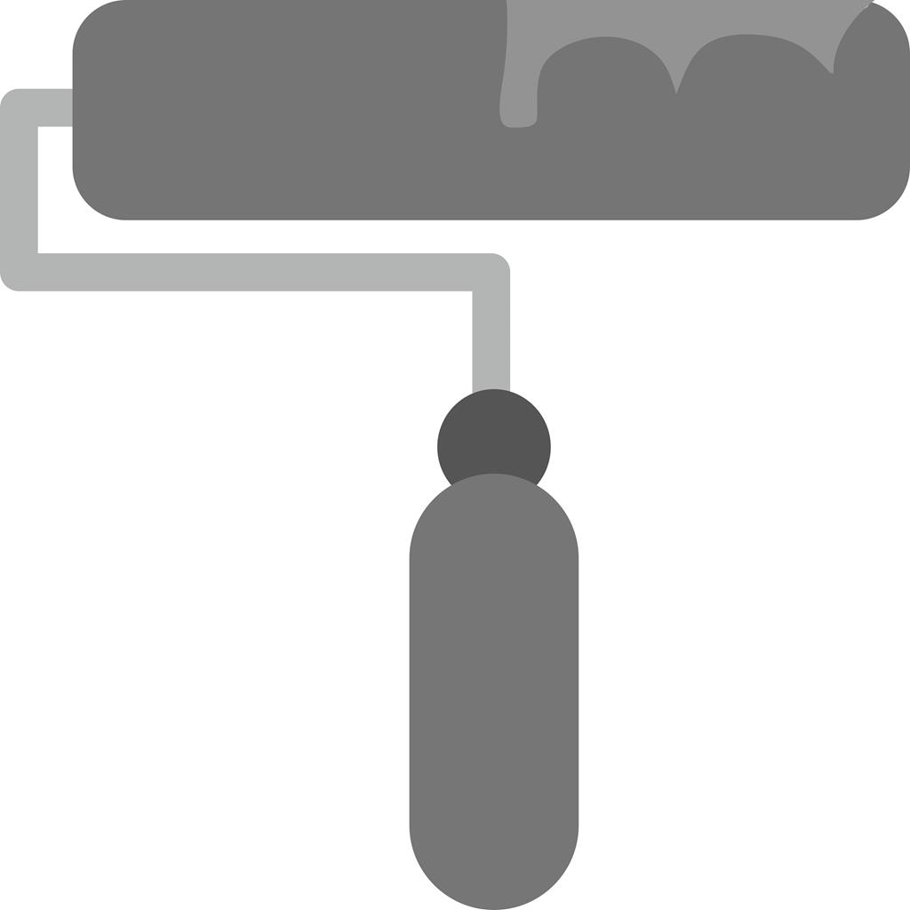 Roller Greyscale Icon