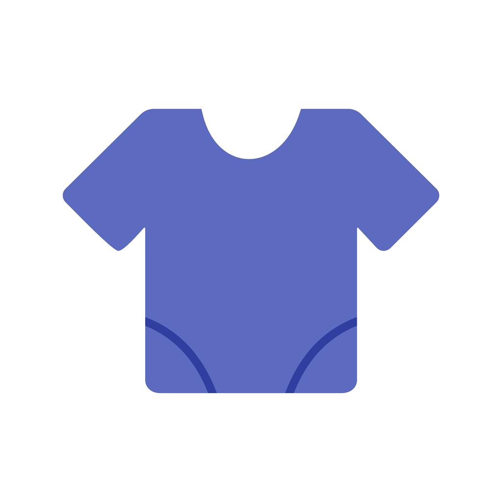 Baby Shirt Flat Multicolor Icon