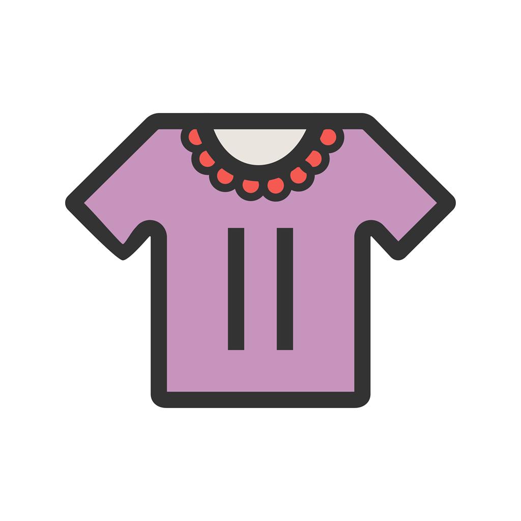 Small Shirt Line Filled Icon