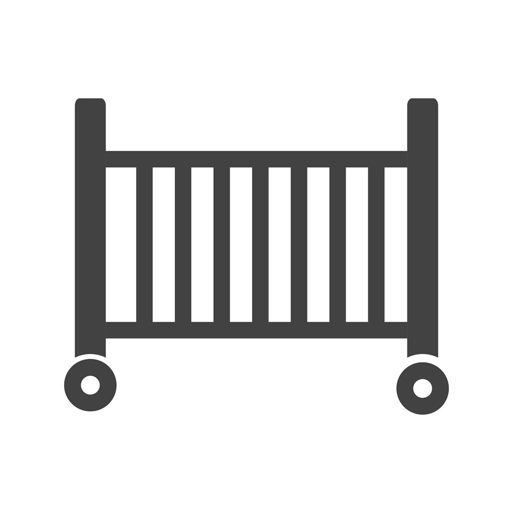 Baby Cot Glyph Icon