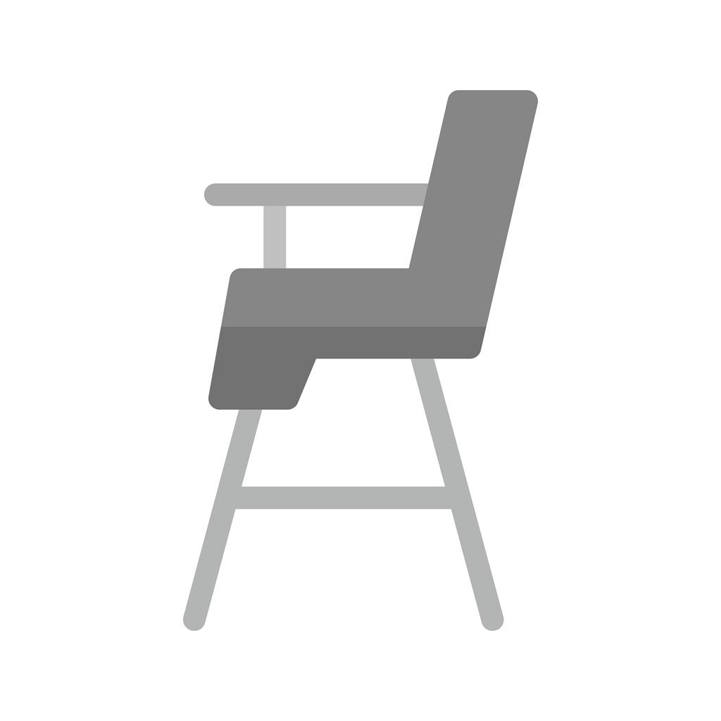 Baby Chair Greyscale Icon