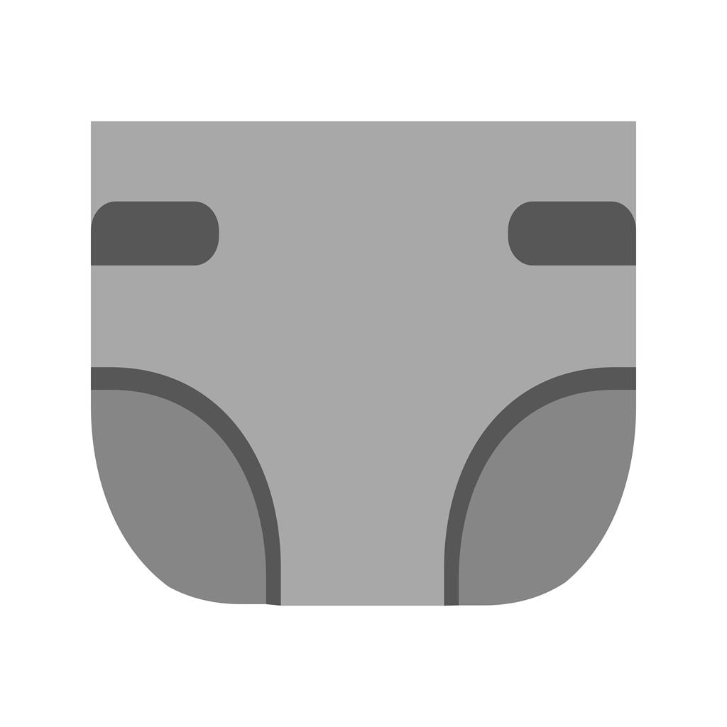 Diaper I Greyscale Icon