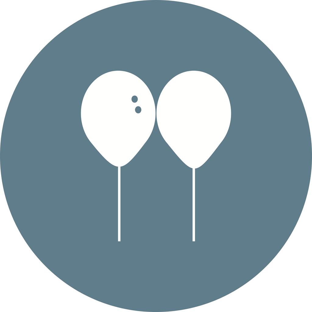 Balloon Flat Round Icon