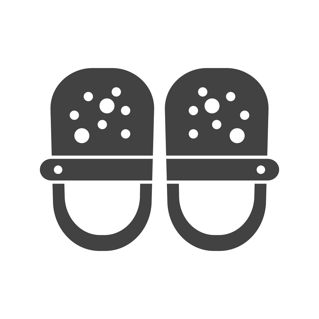 Baby Shoes Glyph Icon