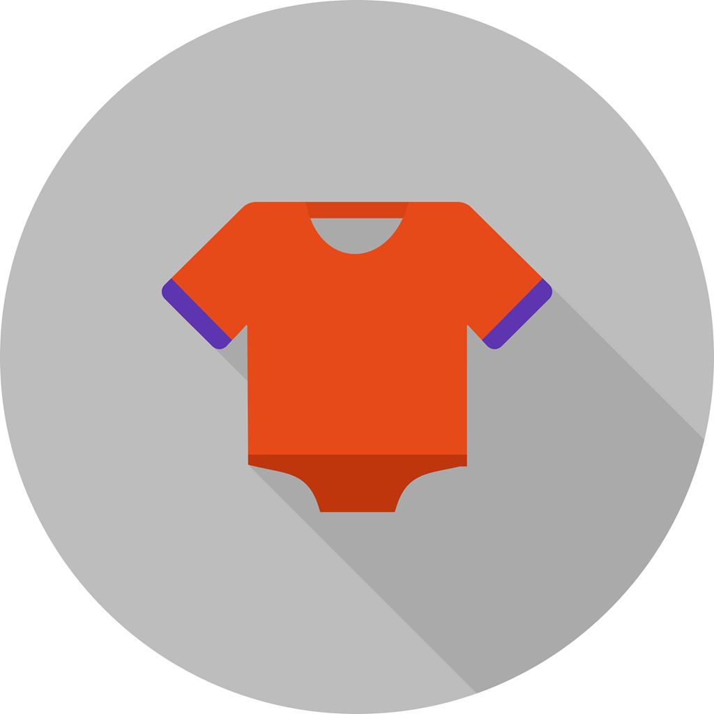 Shirt Flat Shadowed Icon