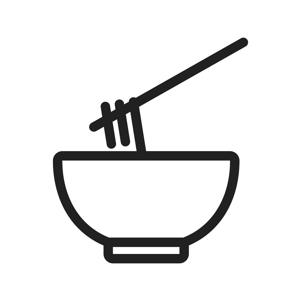 Food Bowl Line Icon