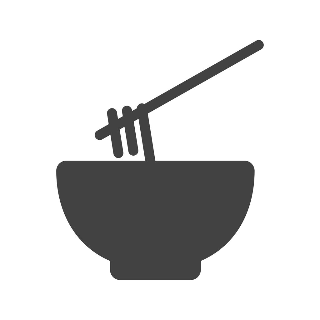 Food Bowl Glyph Icon