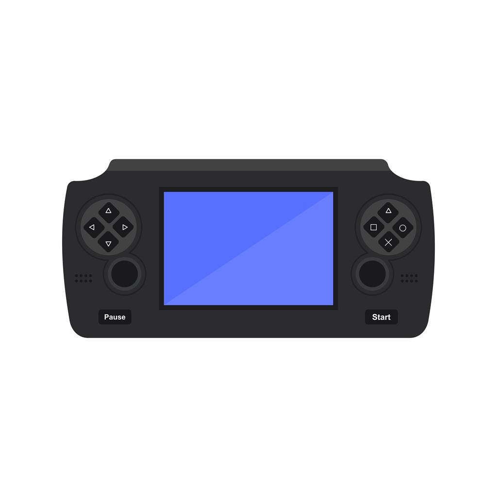 Play Station Flat Multicolor Icon