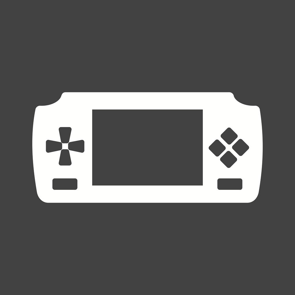 Play Station Glyph Inverted Icon