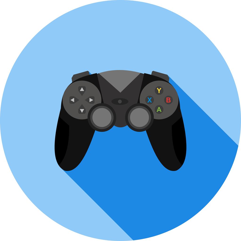 Gaming Console I Flat Shadowed Icon