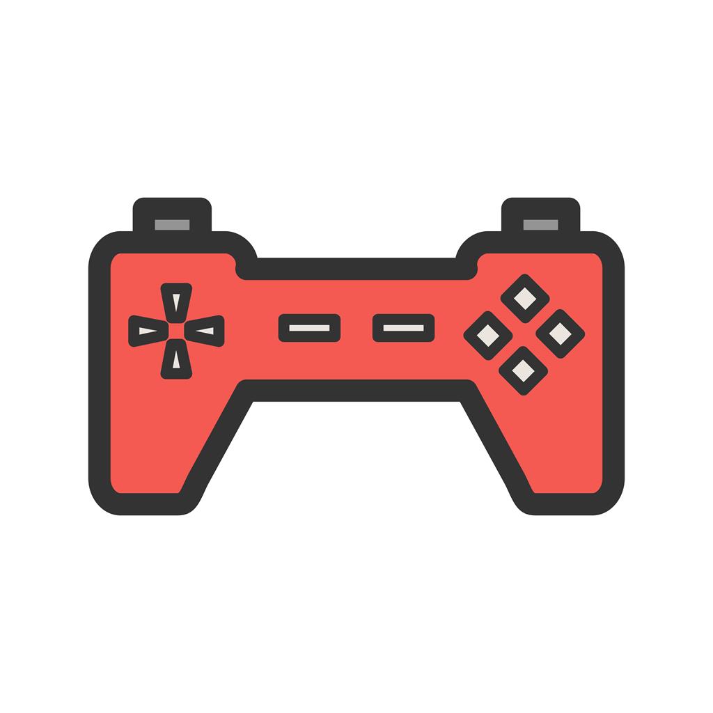 Gaming Console II Line Filled Icon