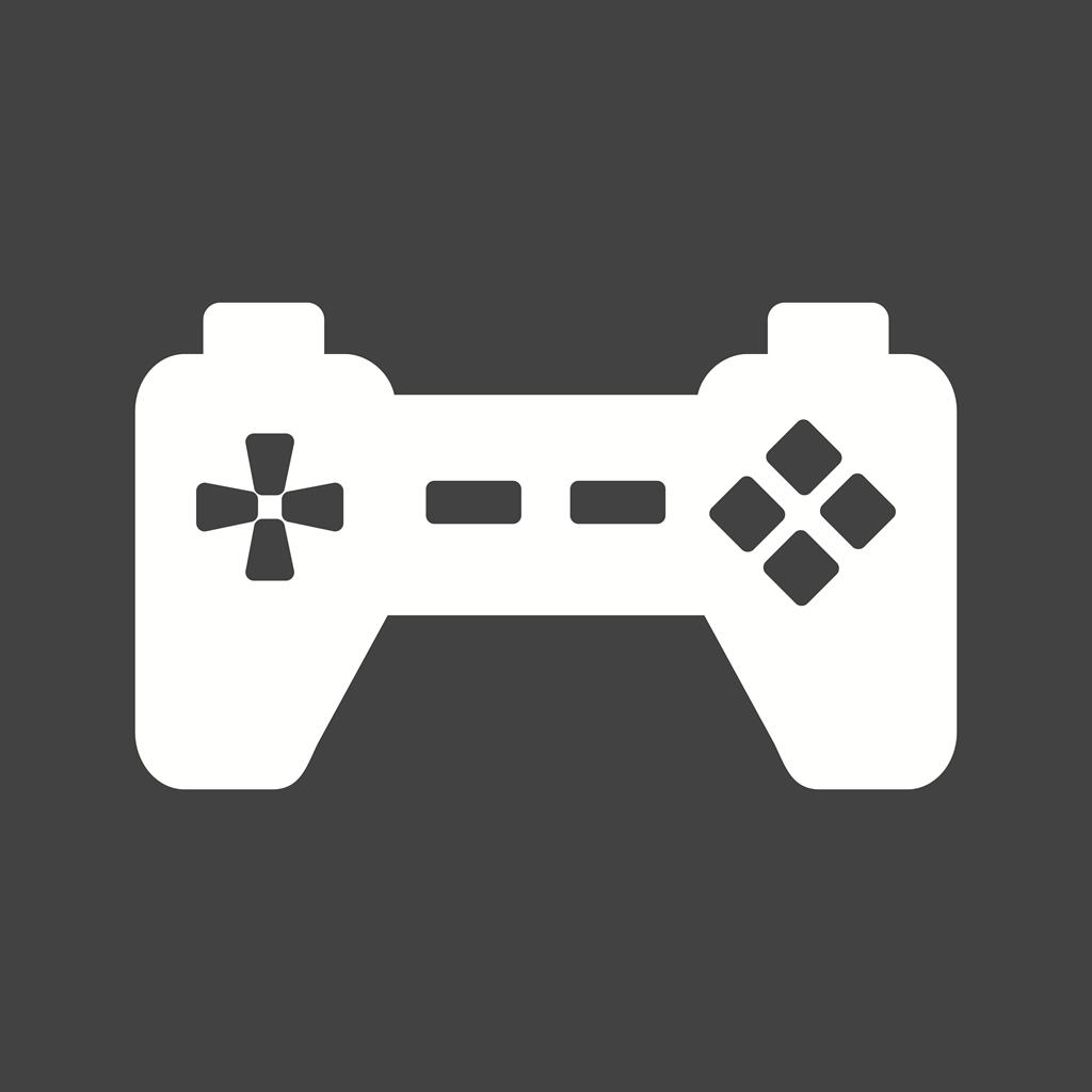 Gaming Console II Glyph Inverted Icon