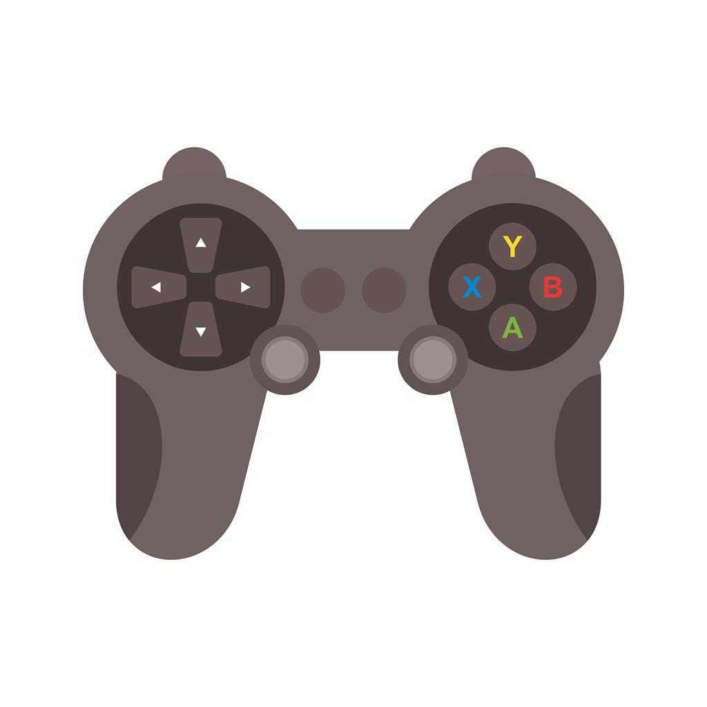 Gaming Console III Flat Multicolor Icon