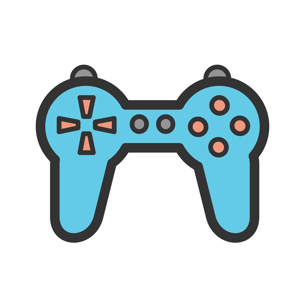 Gaming Console III Line Filled Icon