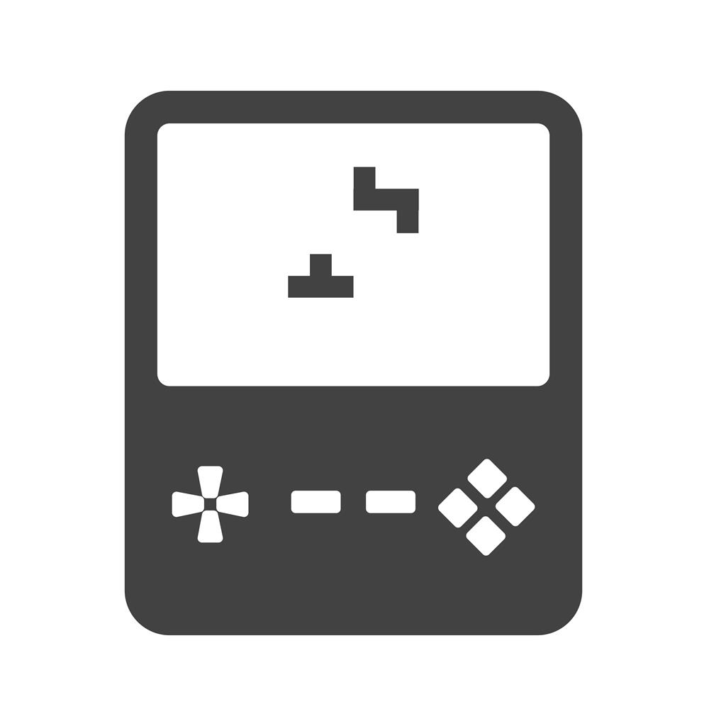 Brick Game Glyph Icon