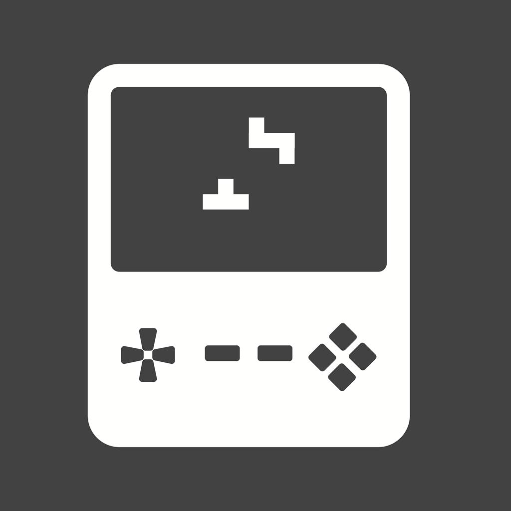 Brick Game Glyph Inverted Icon