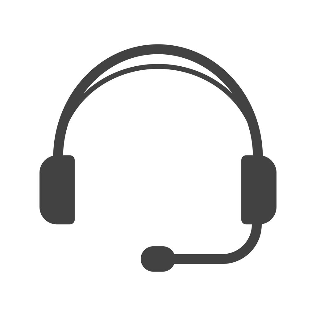 Headphones Glyph Icon