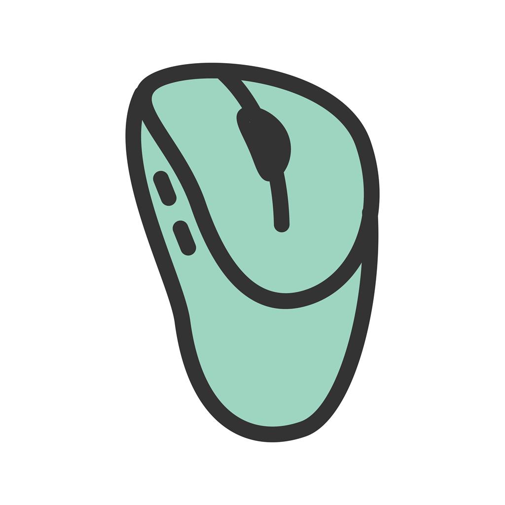 Mouse Line Filled Icon