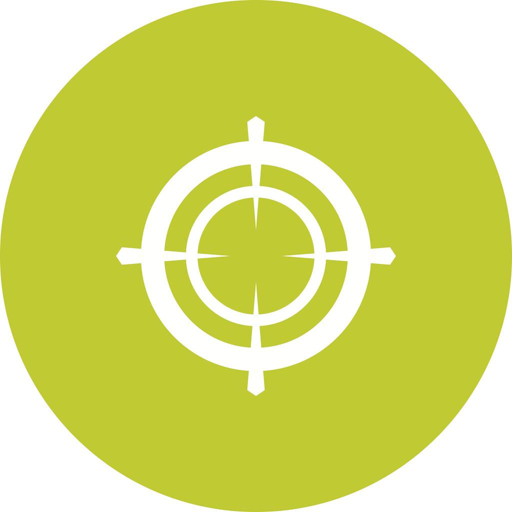 Target Flat Round Icon