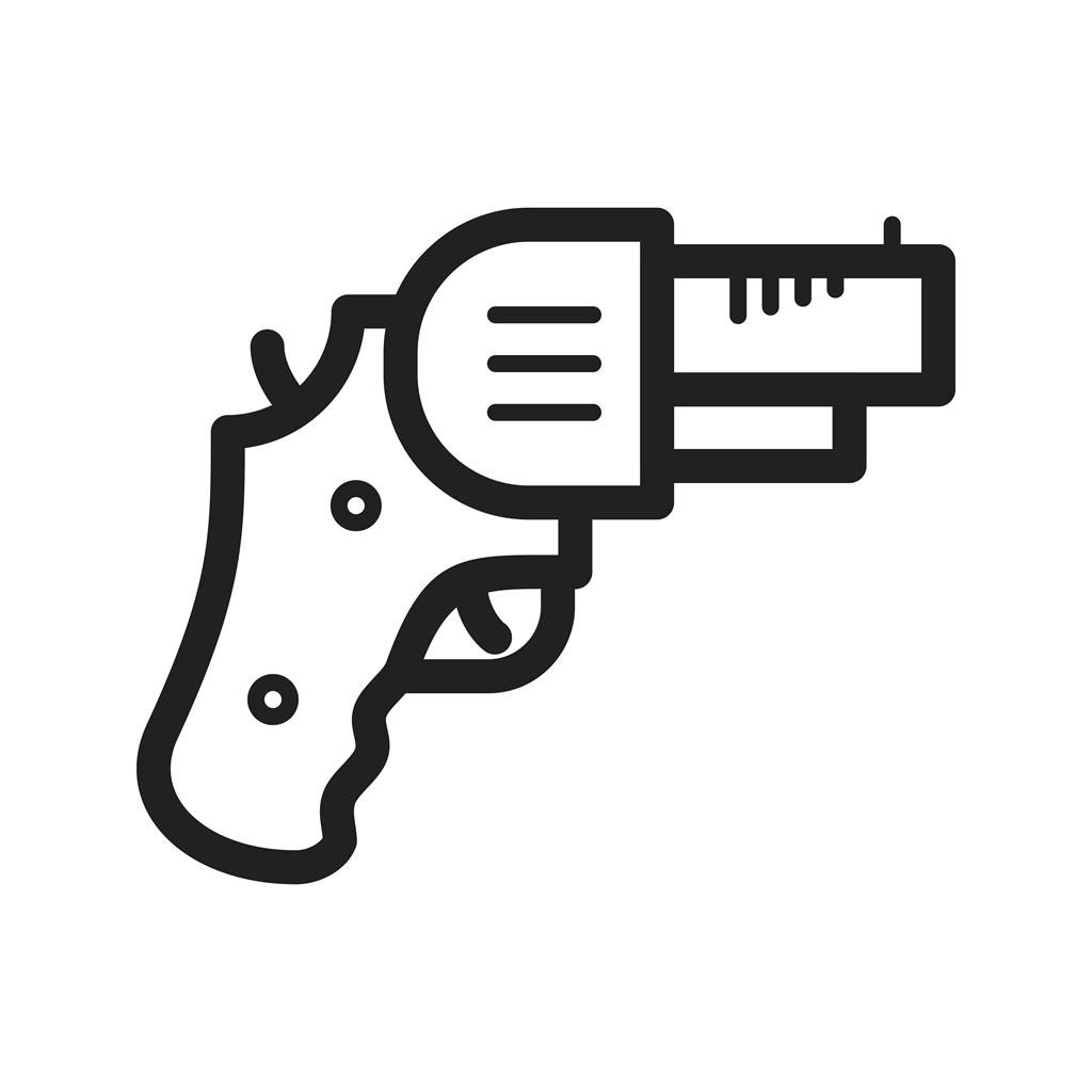 Revolver Line Icon