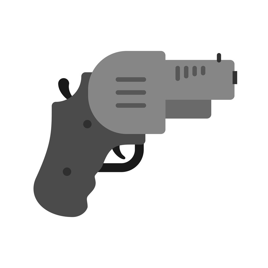 Revolver Greyscale Icon
