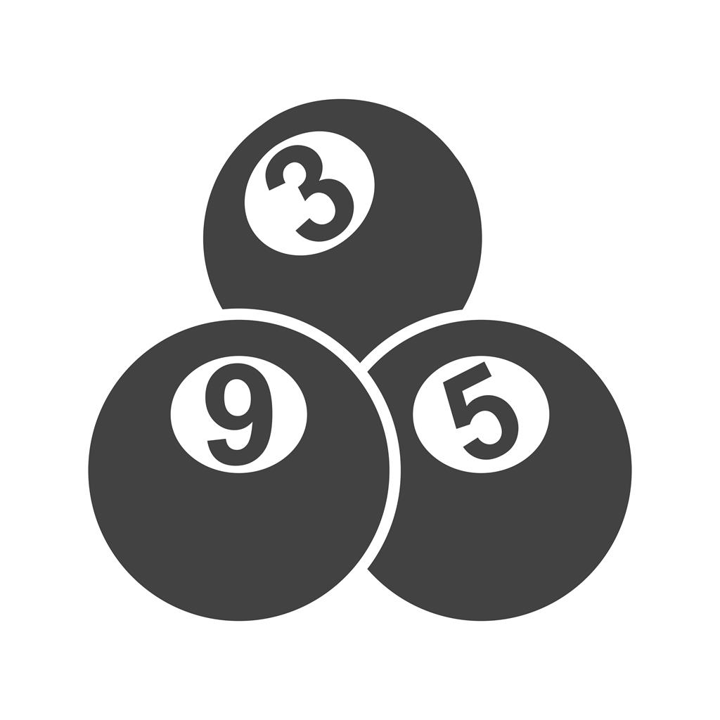 Snooker Balls Glyph Icon