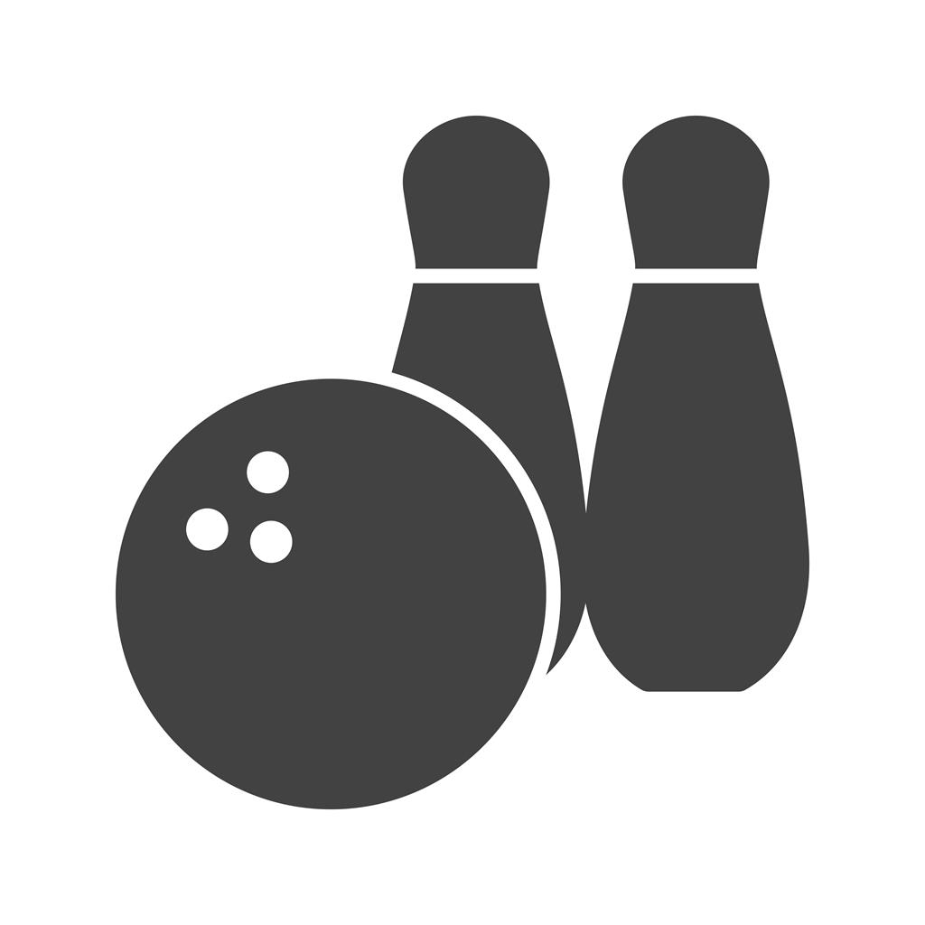 Bowling Glyph Icon