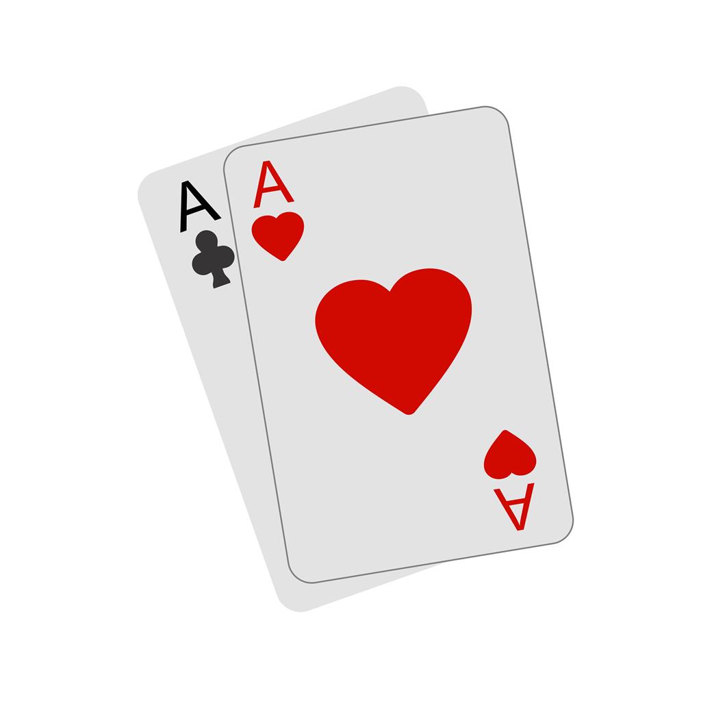 Deck of Cards Flat Multicolor Icon