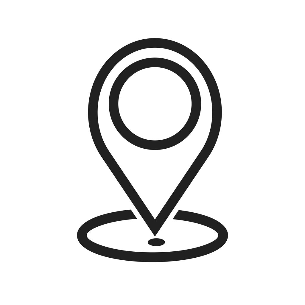 Marked Location Line Icon