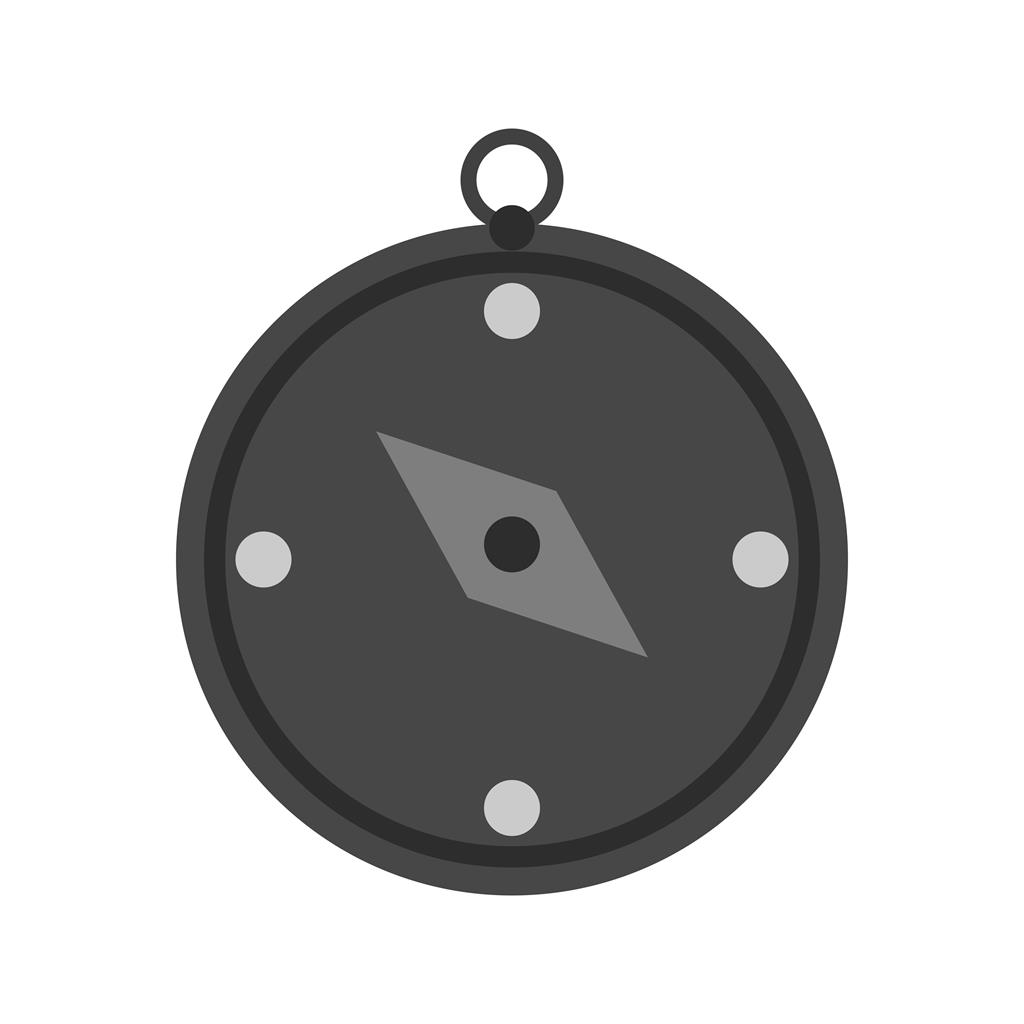 Compass Greyscale Icon