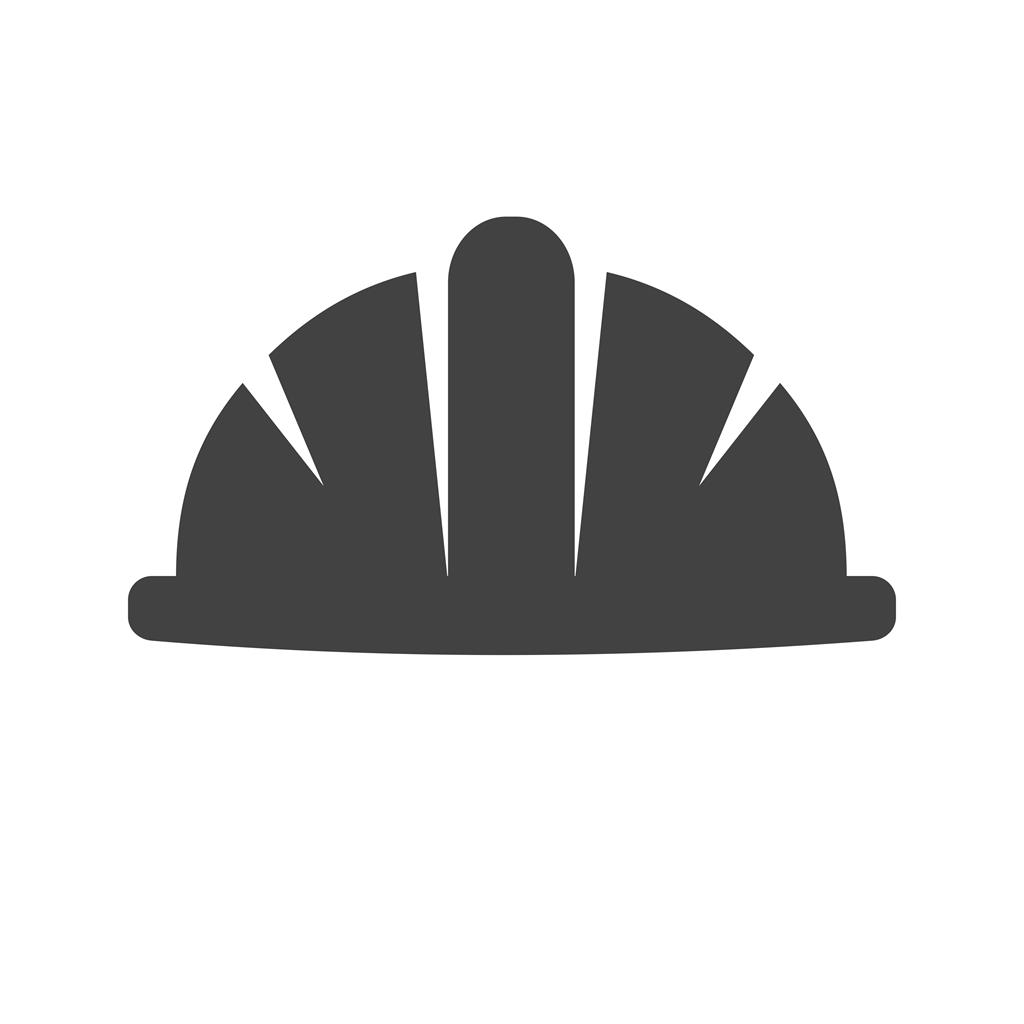 Helmet Glyph Icon - IconBunny