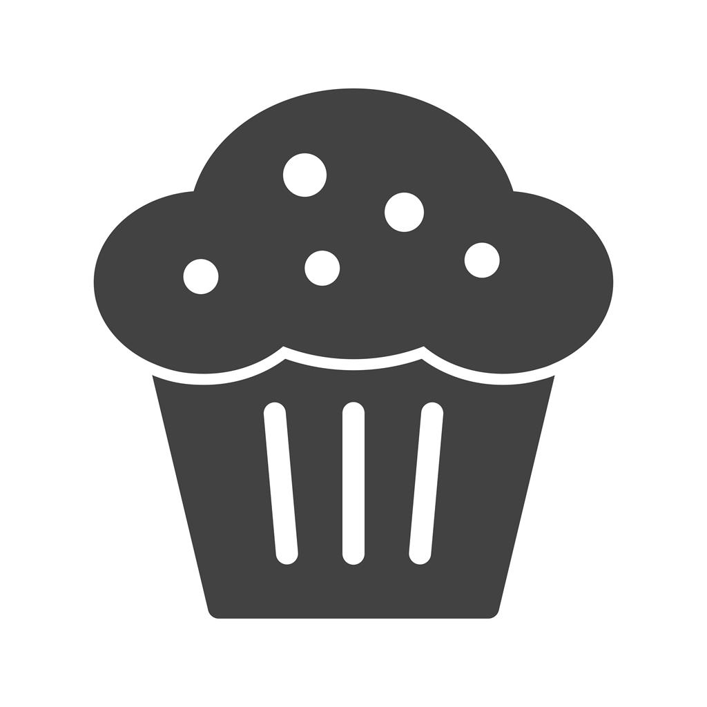 Muffin Glyph Icon