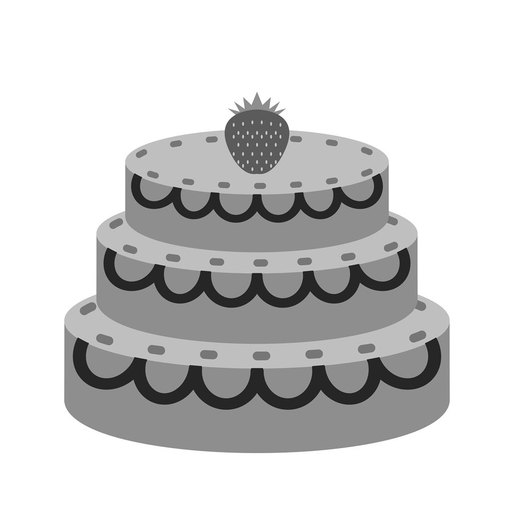 Cake I Greyscale Icon