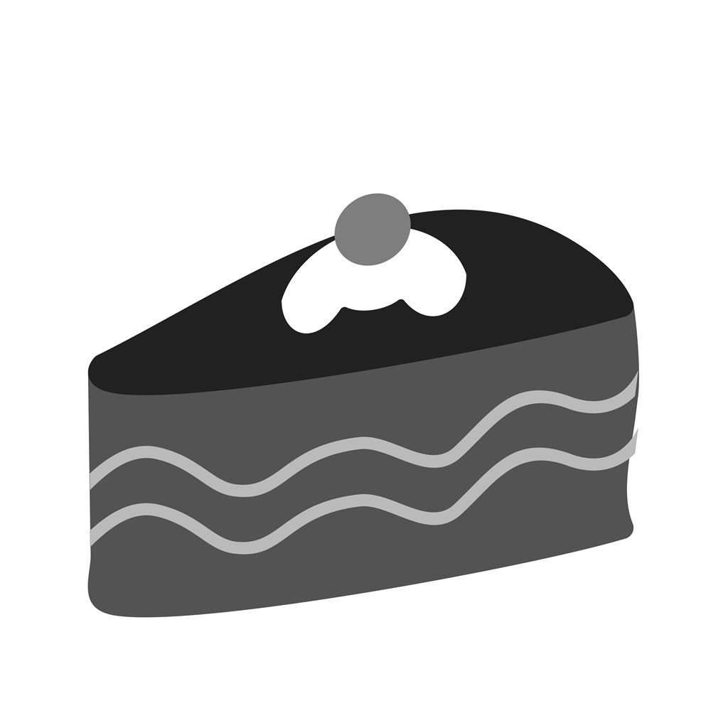 Slice of Cake I Greyscale Icon