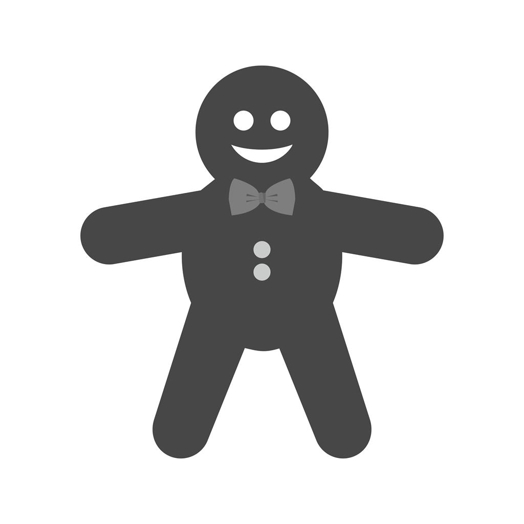 Gingerbread Greyscale Icon
