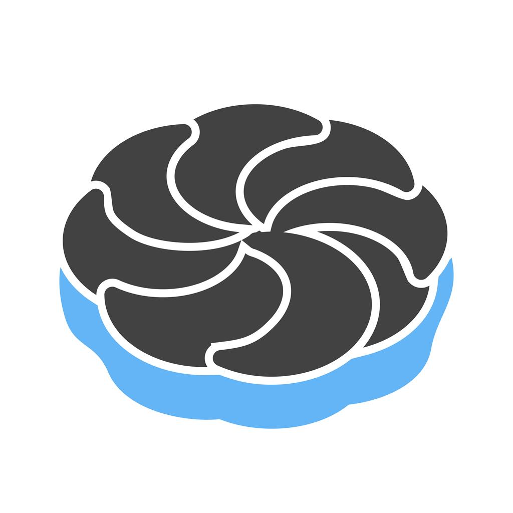 Biscuit II Blue Black Icon