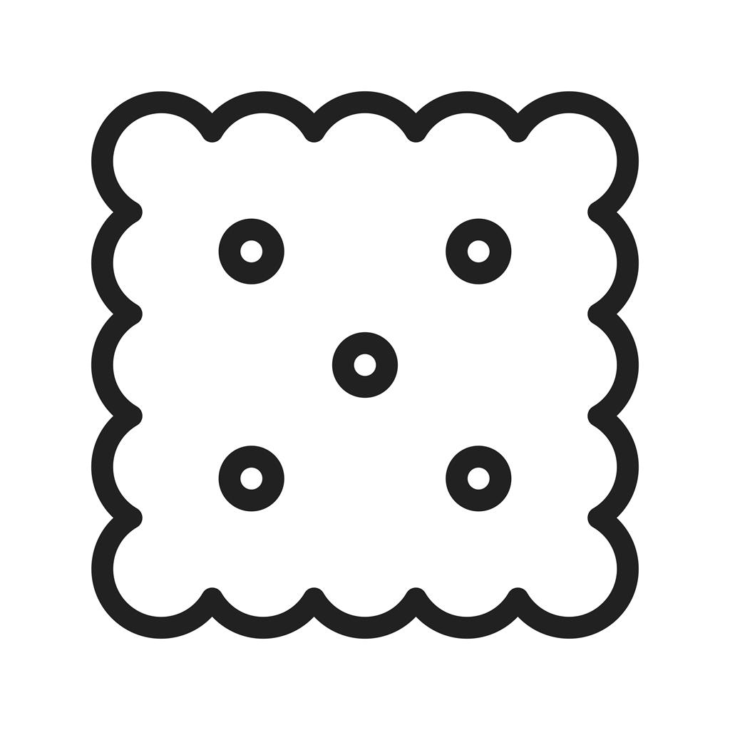 Biscuit III Line Icon