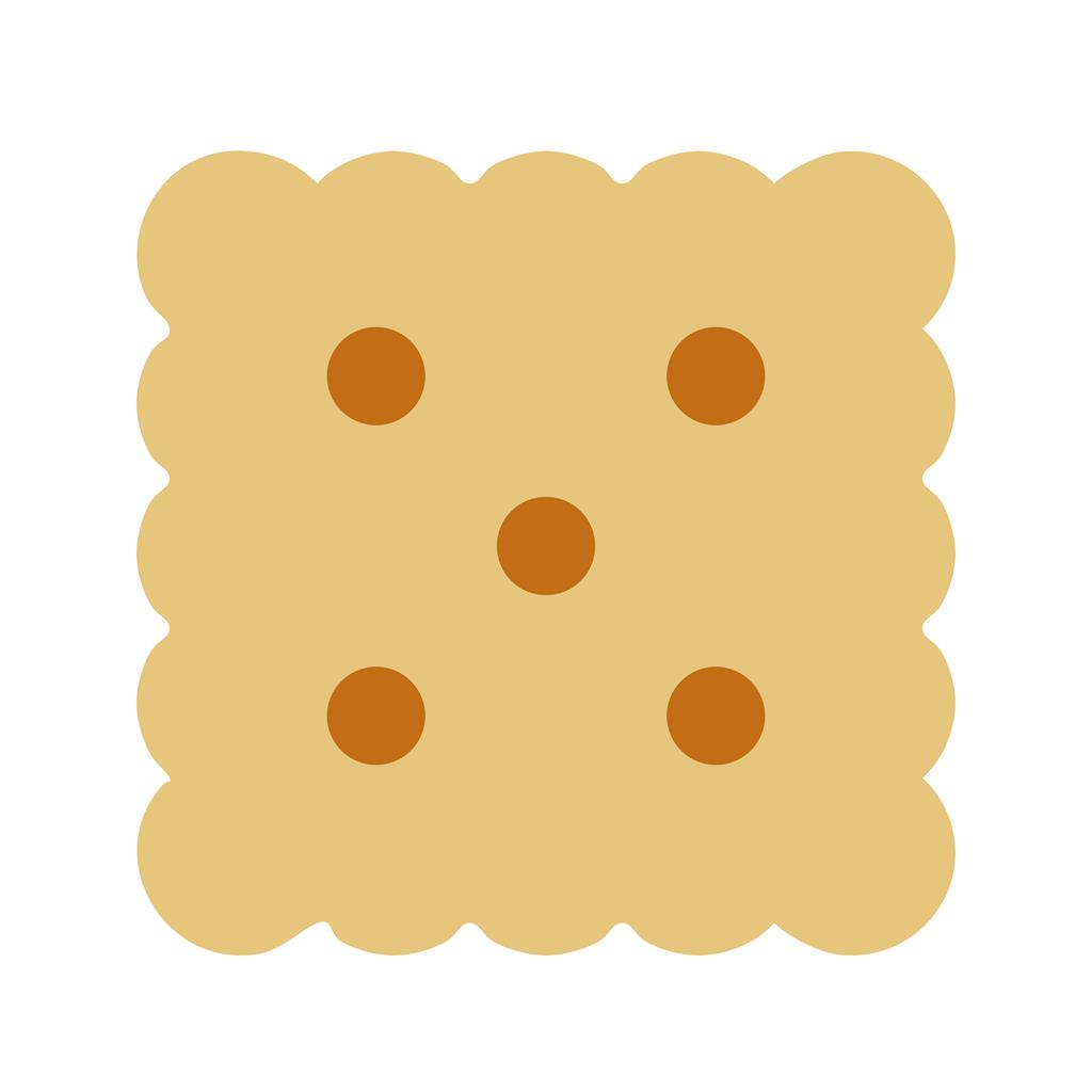 Biscuit III Flat Multicolor Icon