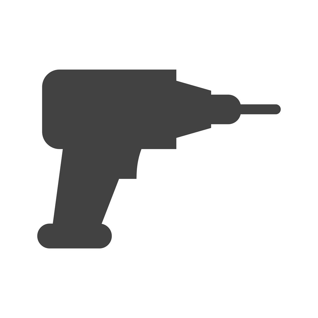 Drill Glyph Icon - IconBunny