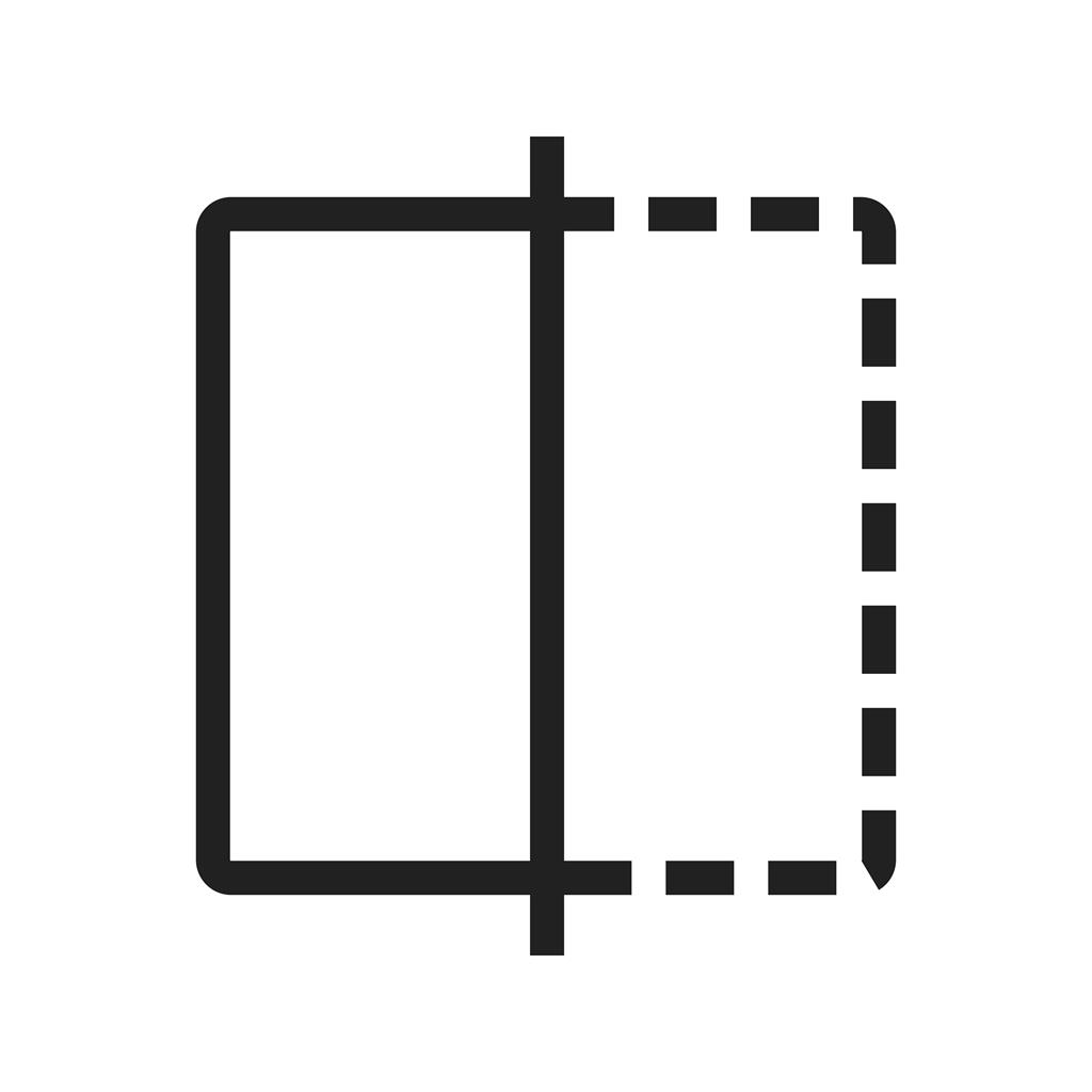 Flip Line Icon