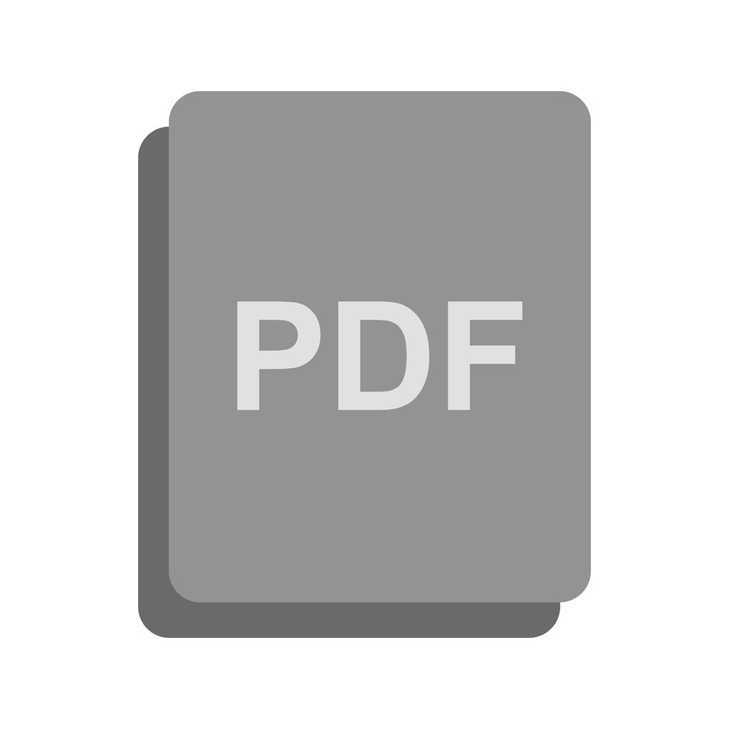 Picture as PDF Greyscale Icon