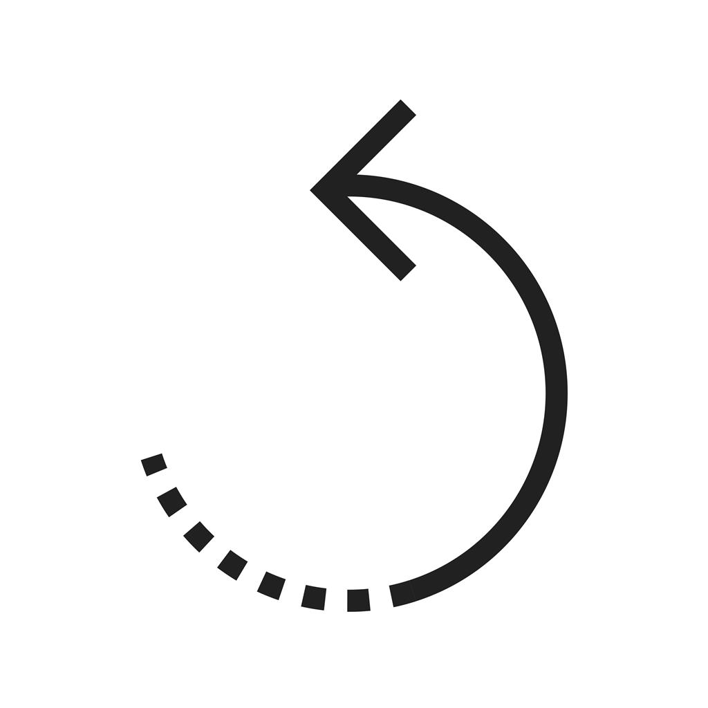 Rotate Left Line Icon