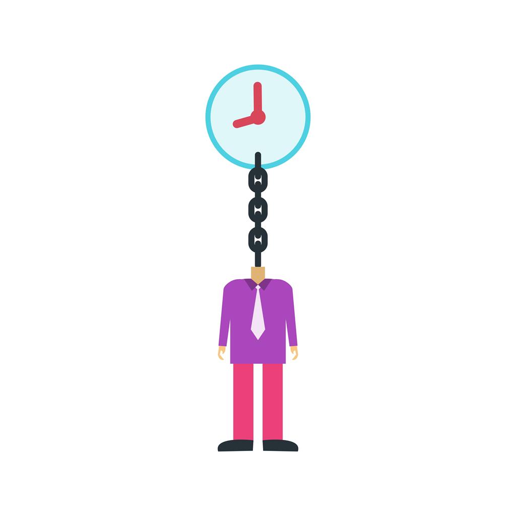 Time Bound Flat Multicolor Icon