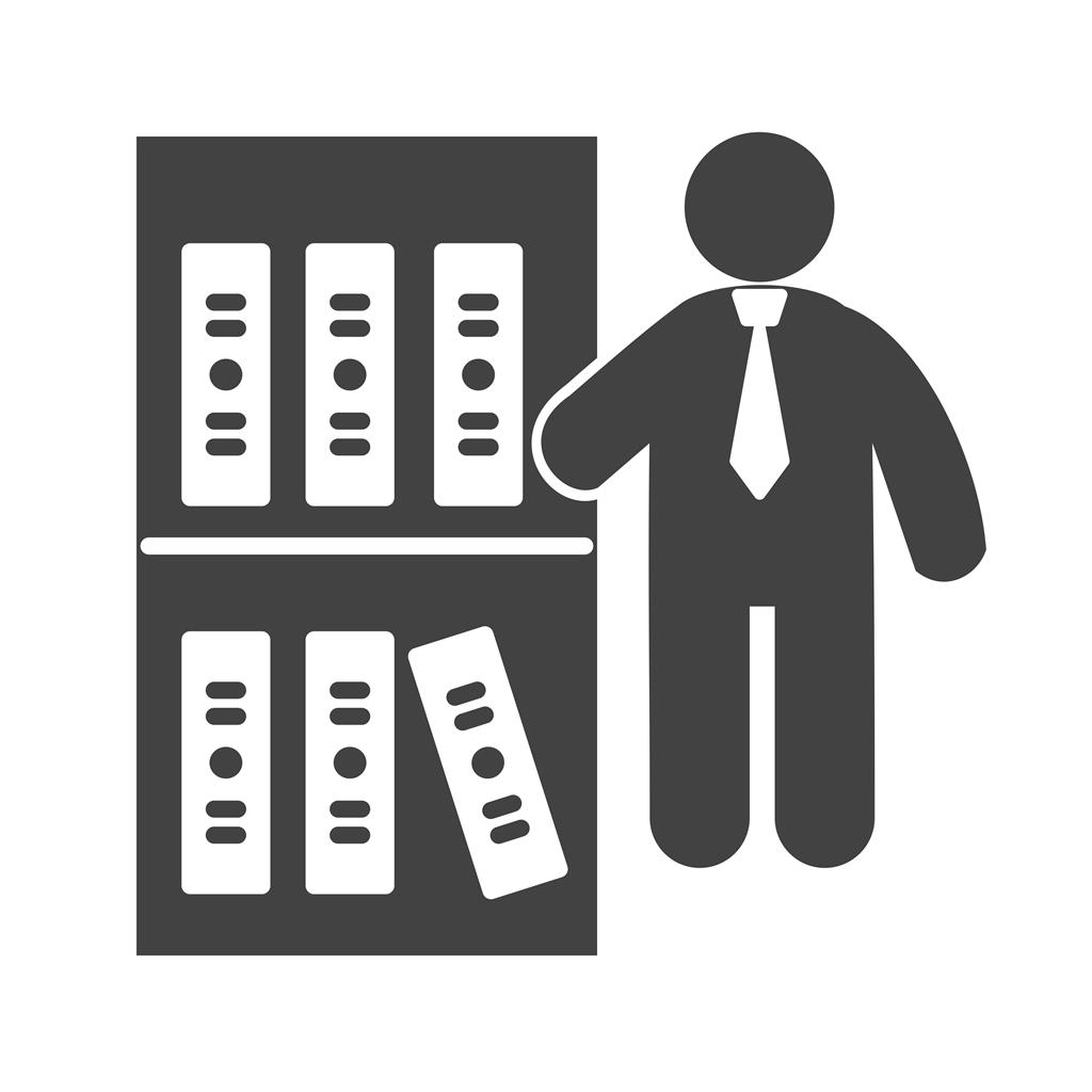 File Management Glyph Icon