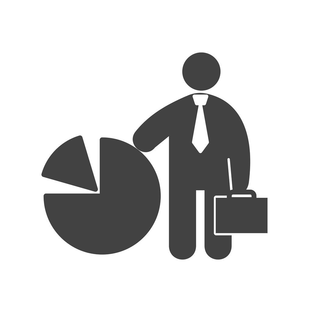 Business Man Glyph Icon