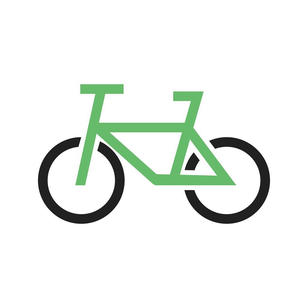 Cycle Line Green Black Icon