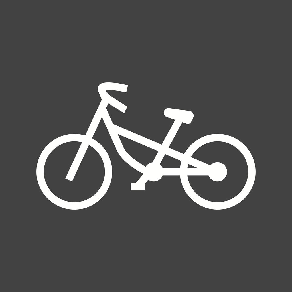 Cycle Glyph Inverted Icon