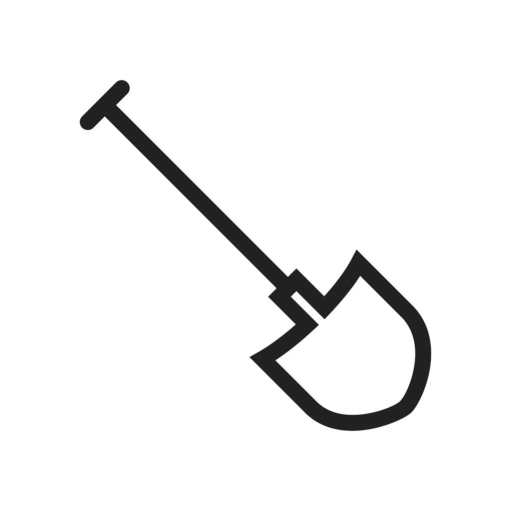 Shovel Line Icon - IconBunny